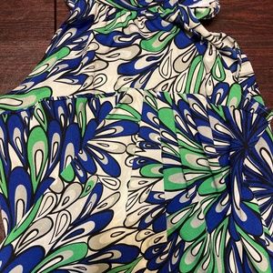 Sleeveless multicolor top